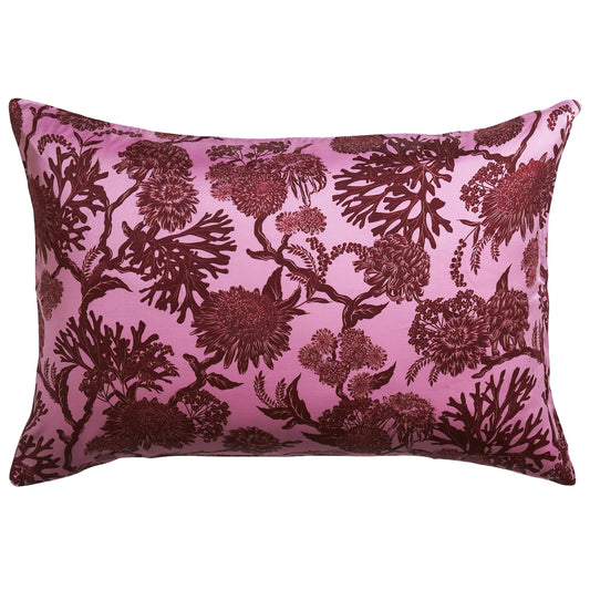 Sage and Clare Silk Pillowcase - Delphine Orchid