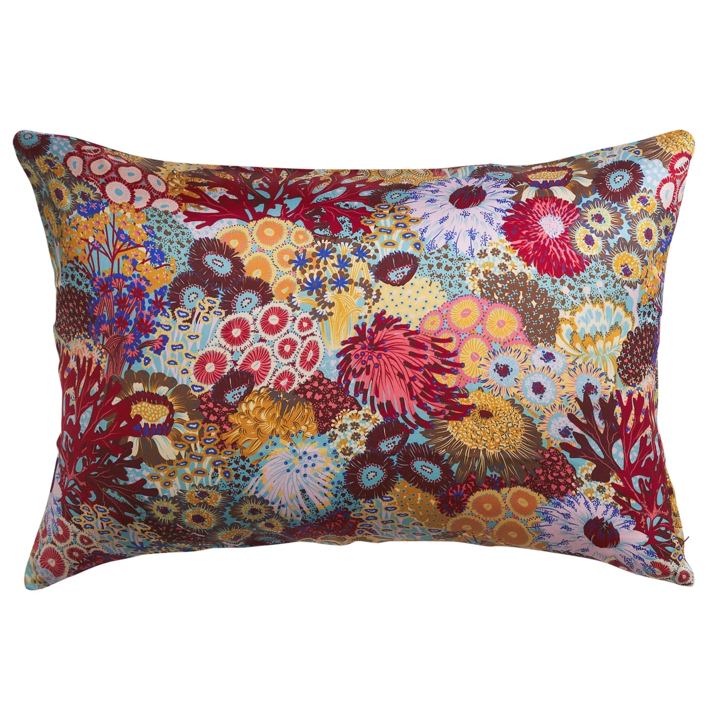 Sage and Clare Silk Pillowcase - Coralie Cerulean