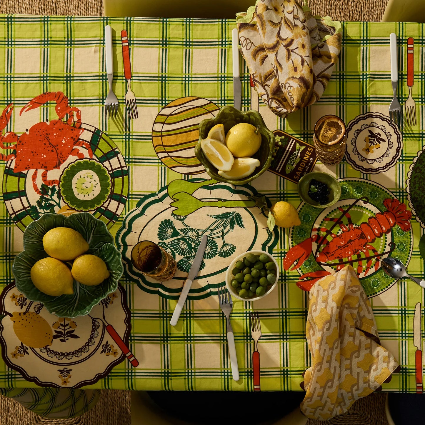 Sage and Clare Isla Tablecloth