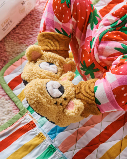Kip and Co Baby Booties - Tiger
