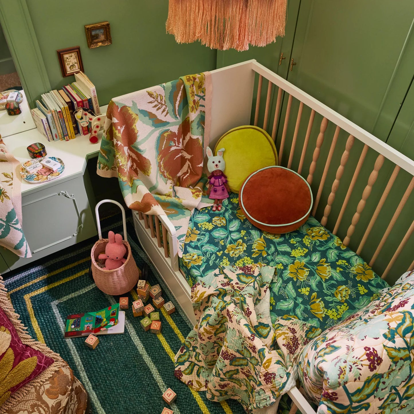 Sage and Clare Margot Cot Blanket