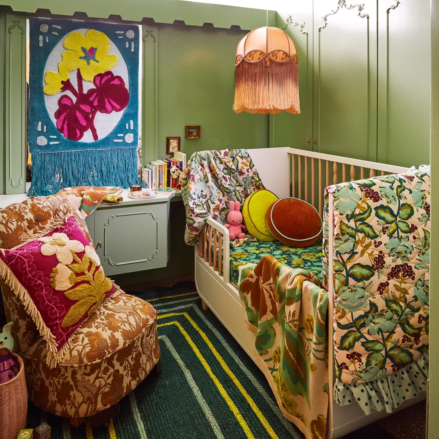 Sage and Clare Margot Cot Blanket
