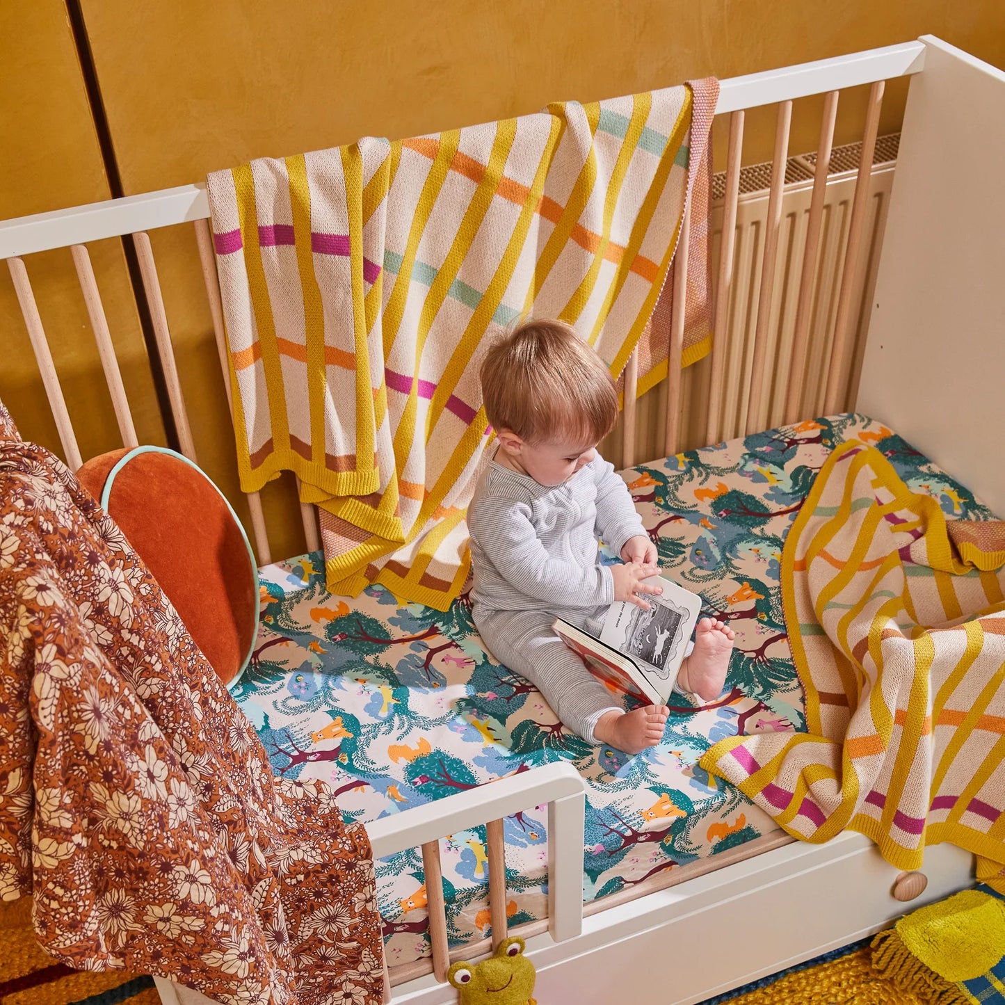 Sage and Clare Morell Cot Blanket