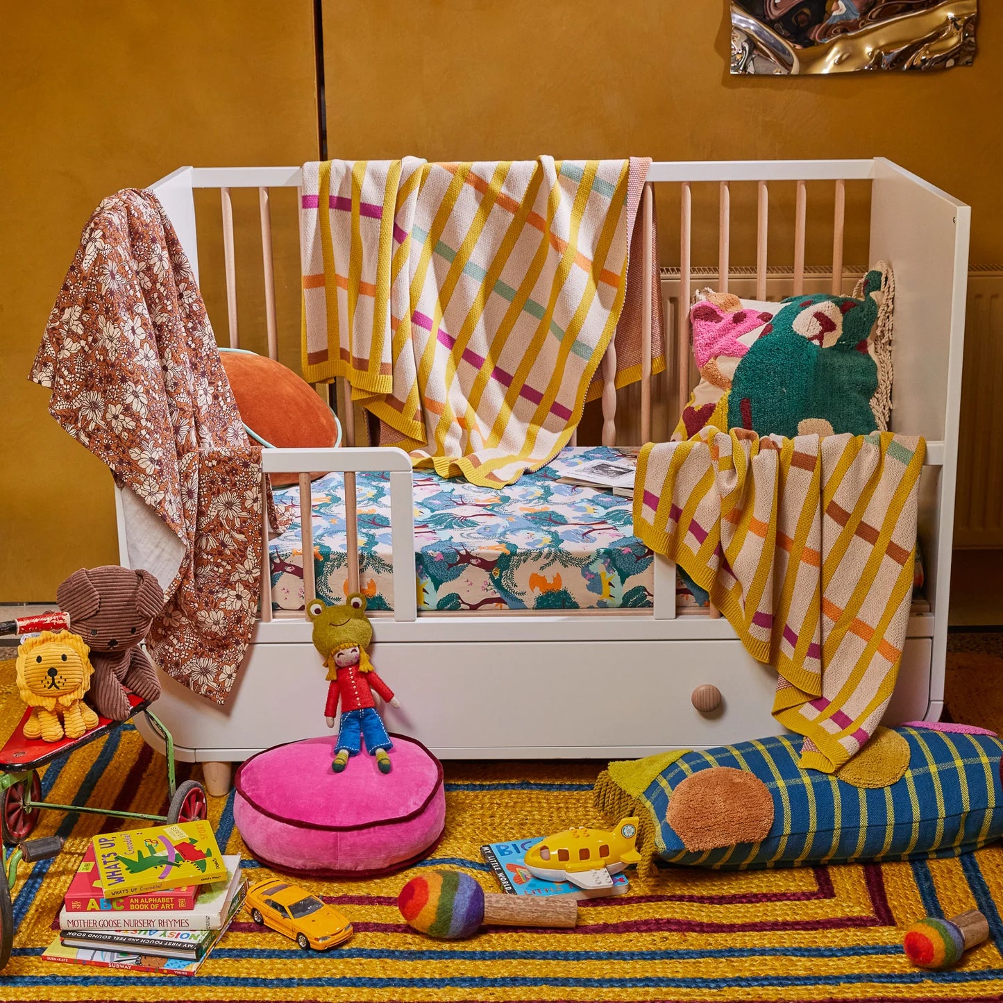 Sage and Clare Morell Cot Blanket