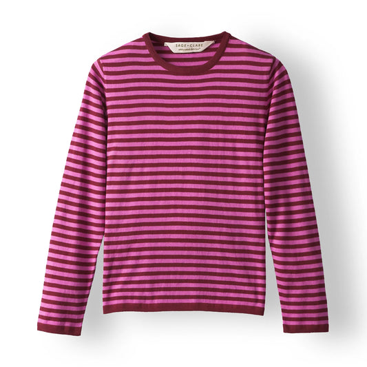 Sage and Clare Pierre Knit Top - Fuchsia