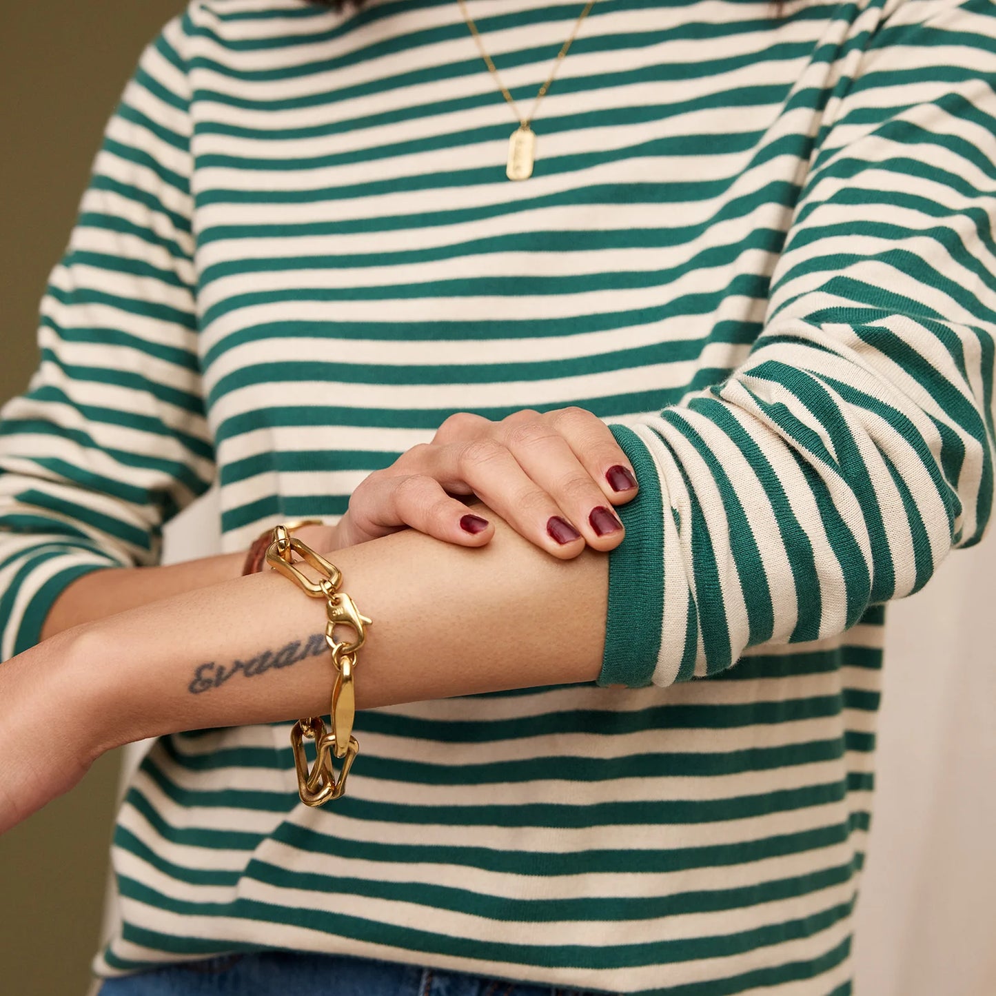 Sage and Clare Pierre Knit Top - Forest