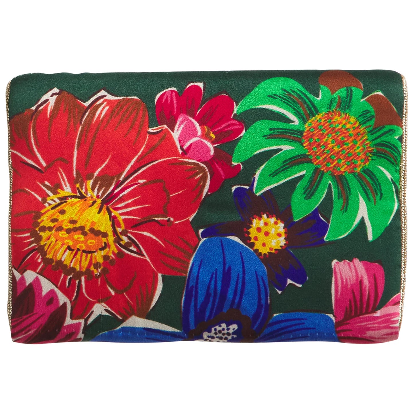 Ines Silk Pouch - Verdant