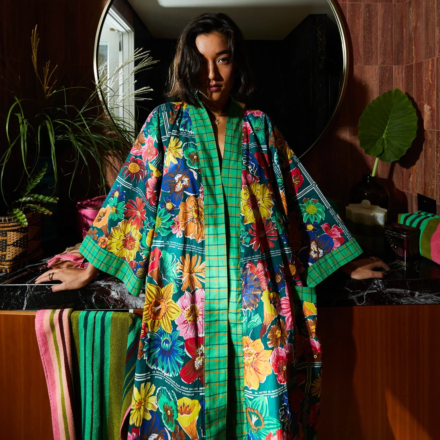 Sage and Clare Ines Cotton Robe