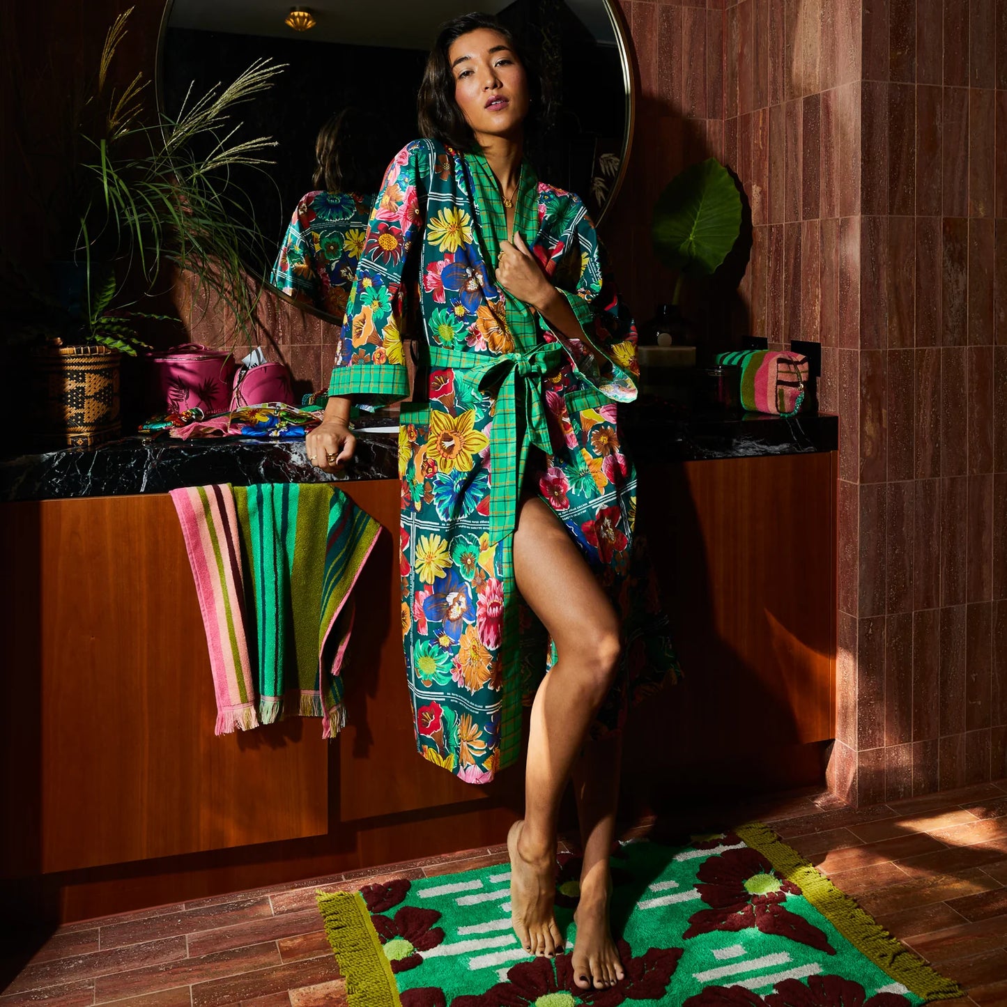 Sage and Clare Ines Cotton Robe