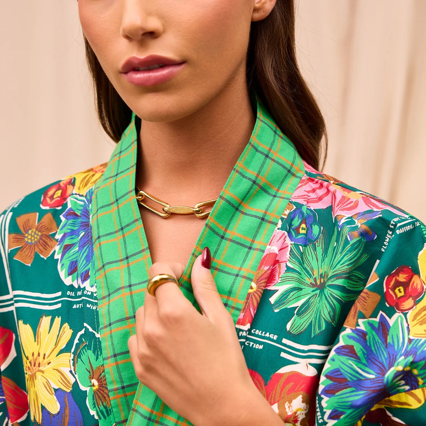 Sage and Clare Ines Cotton Robe