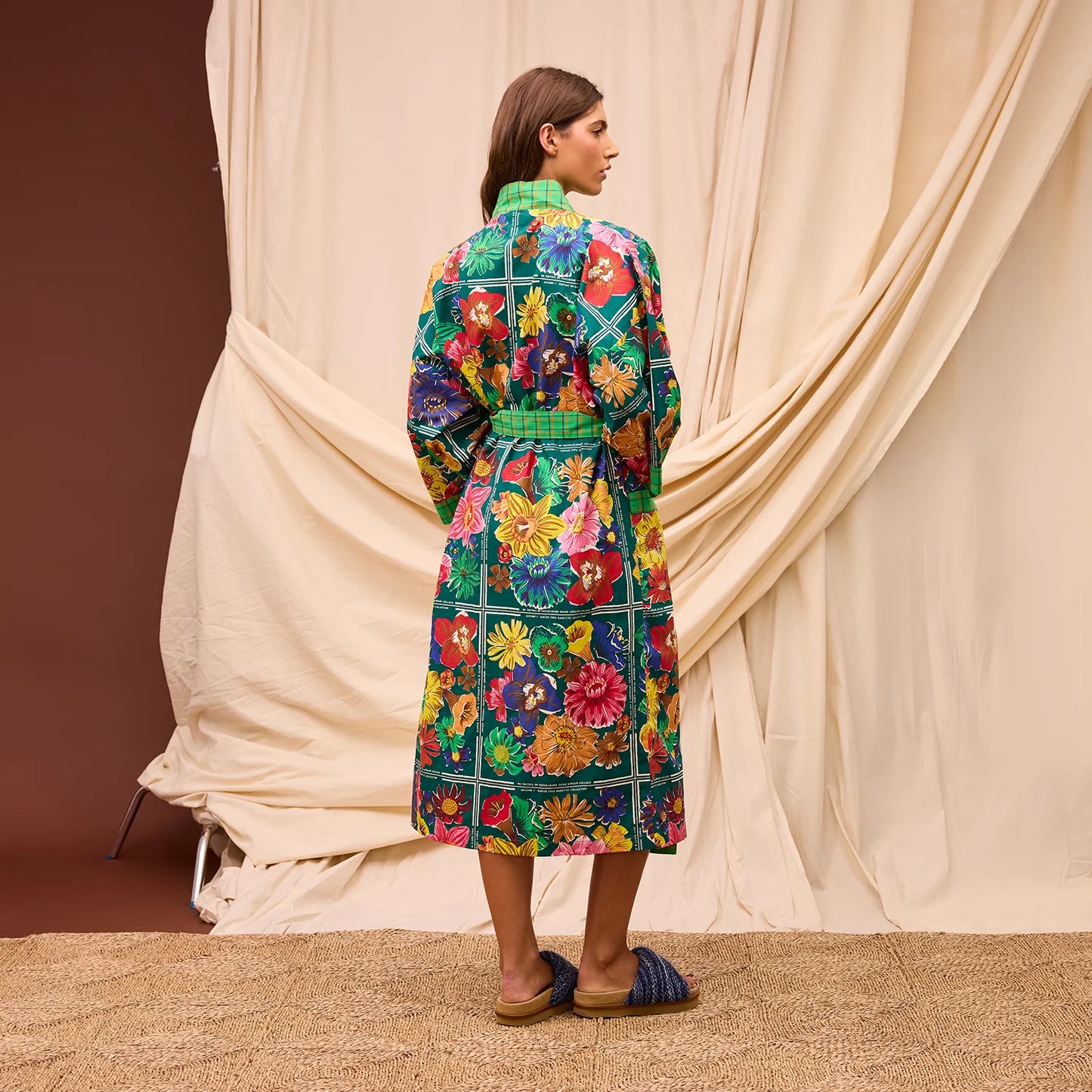 Sage and Clare Ines Cotton Robe