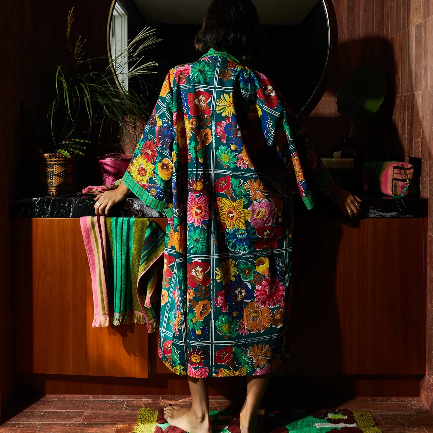 Sage and Clare Ines Cotton Robe